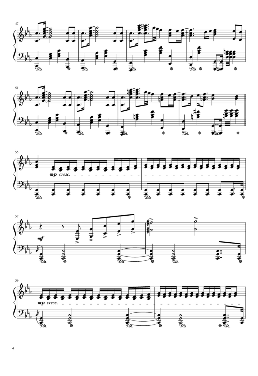 Skyfall Easy Piano scores gallery preview page 4