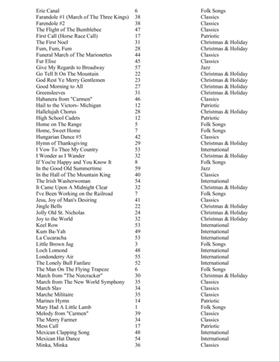 The Really Big Student Songbook - F Edition Horn scores gallery preview page 5