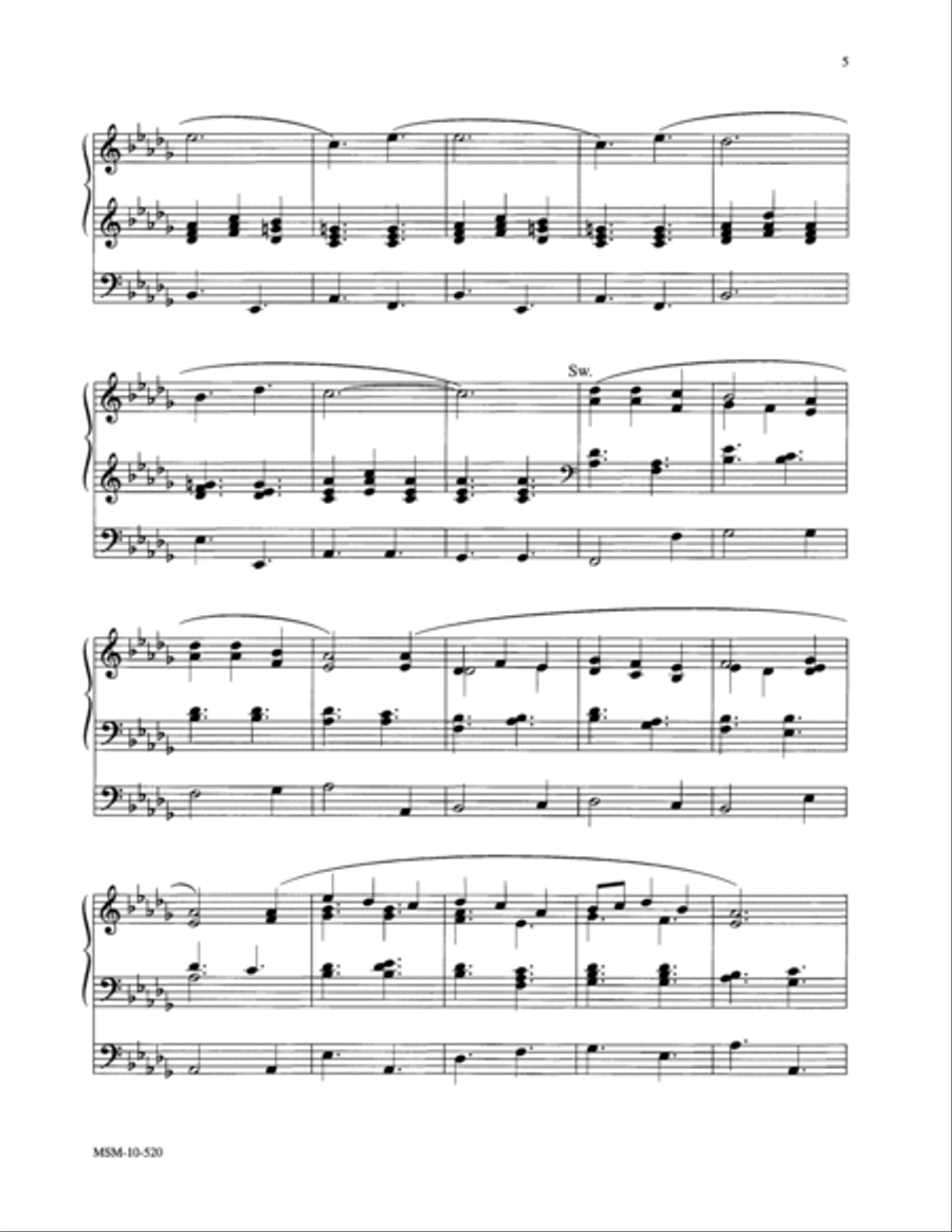 I Want to Walk as a Child of the Light Organ scores gallery preview page 4
