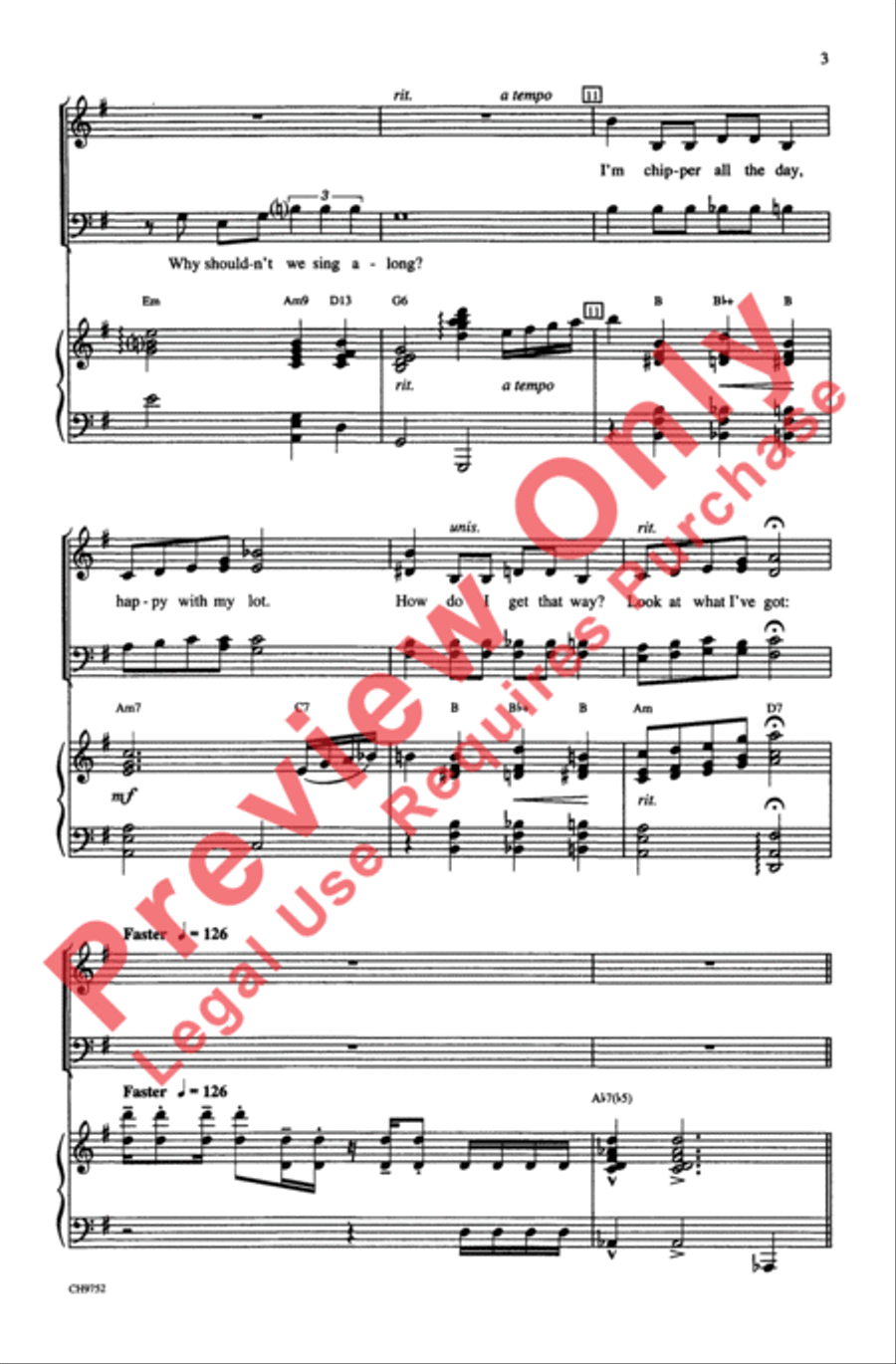 I Got Rhythm 4-Part scores gallery preview page 3