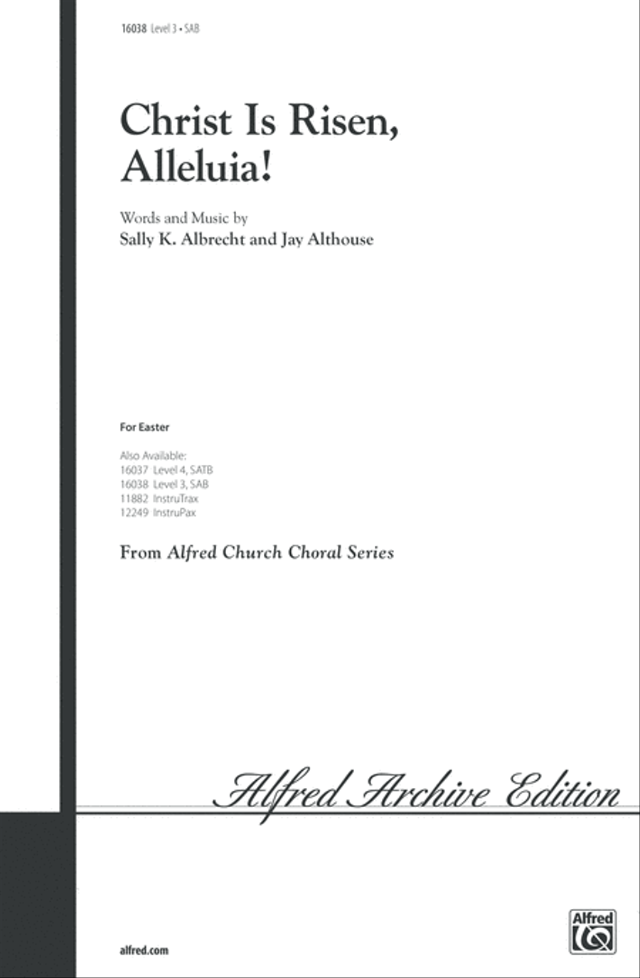 Christ Is Risen, Alleluia! 3-Part scores gallery preview page 1