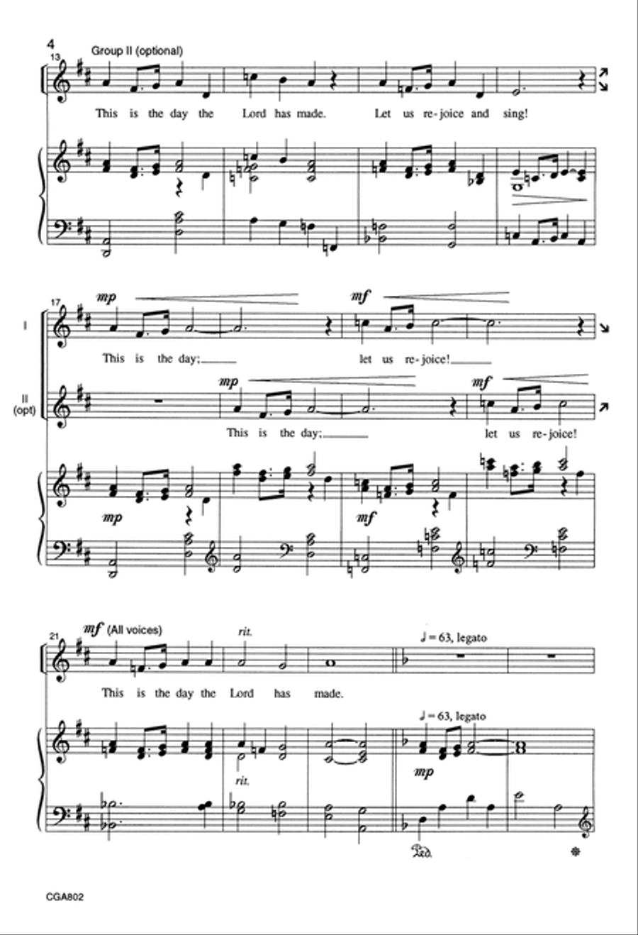Let Us Rejoice and Sing Choir scores gallery preview page 4