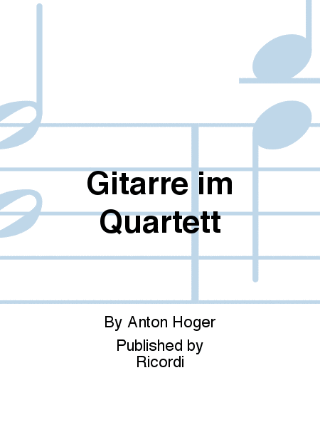 Gitarre im Quartett
