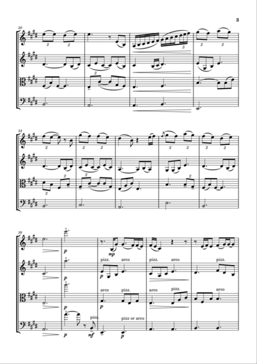 Pointless String Quartet scores gallery preview page 3