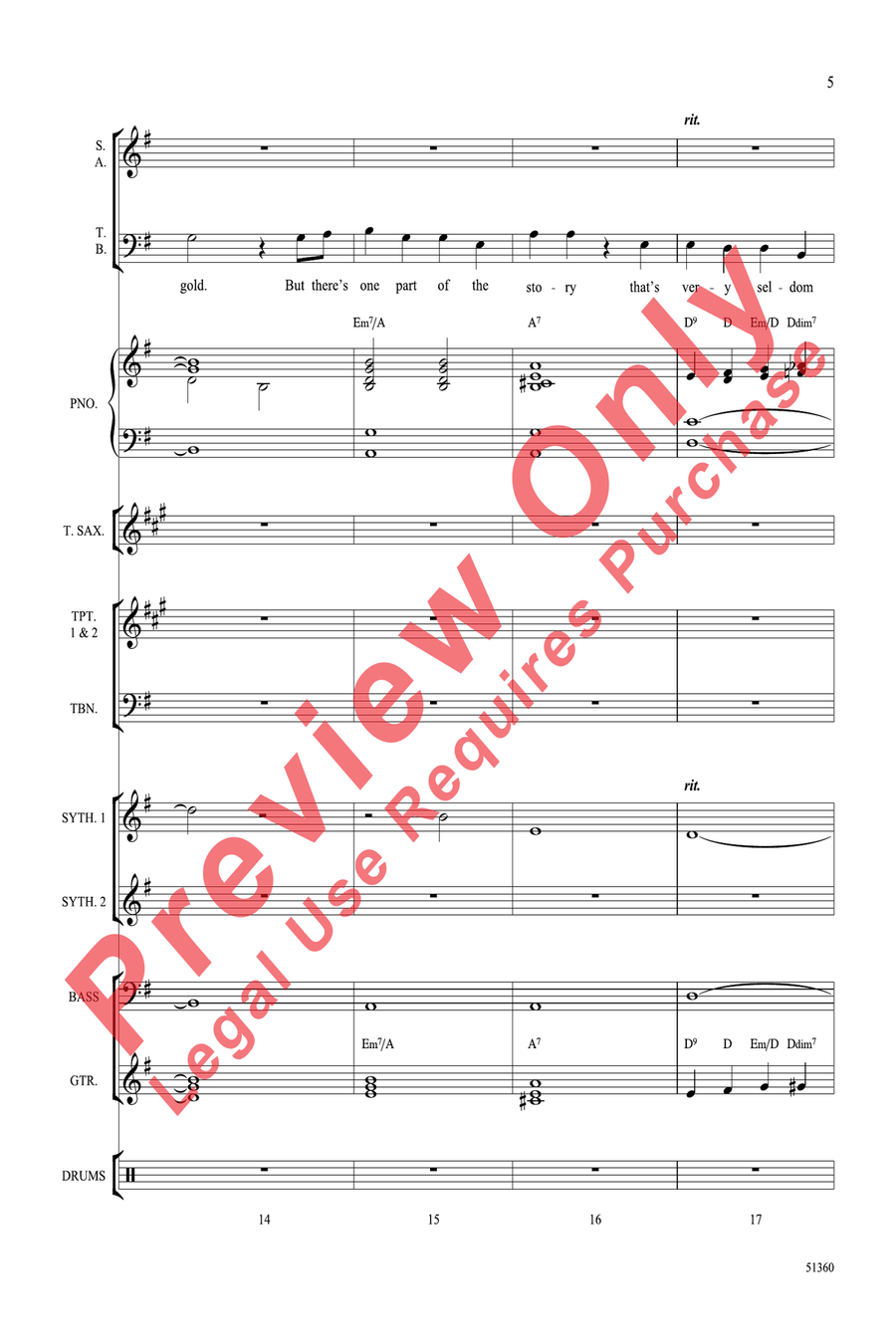 Corn Corn Choir scores gallery preview page 5