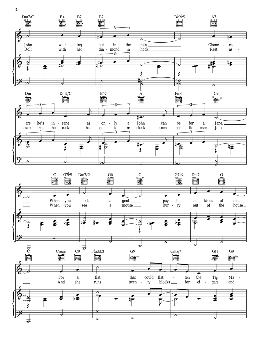 Guys And Dolls Guys And Dolls Guitar scores gallery preview page 2