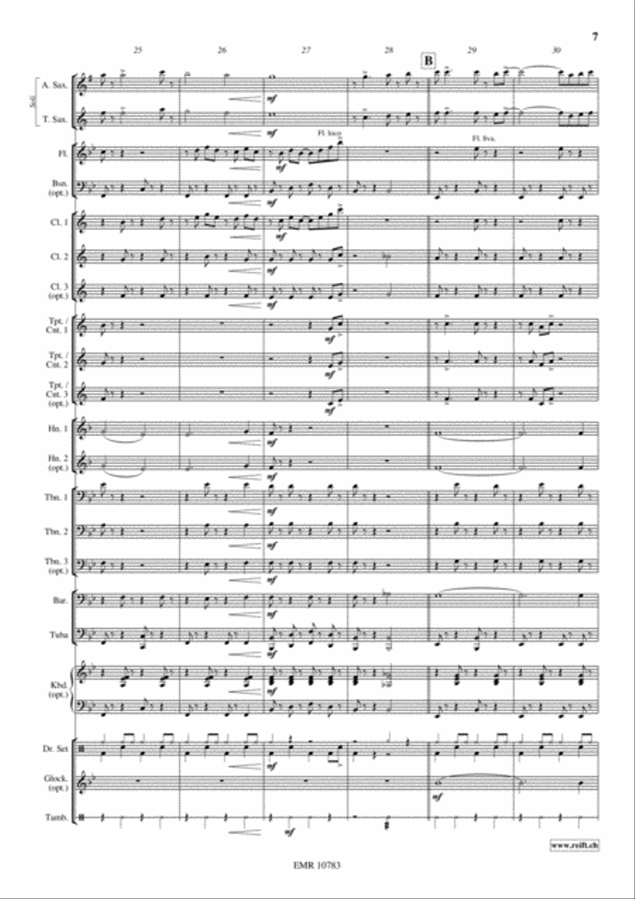 Down By The Riverside Concert Band scores gallery preview page 8