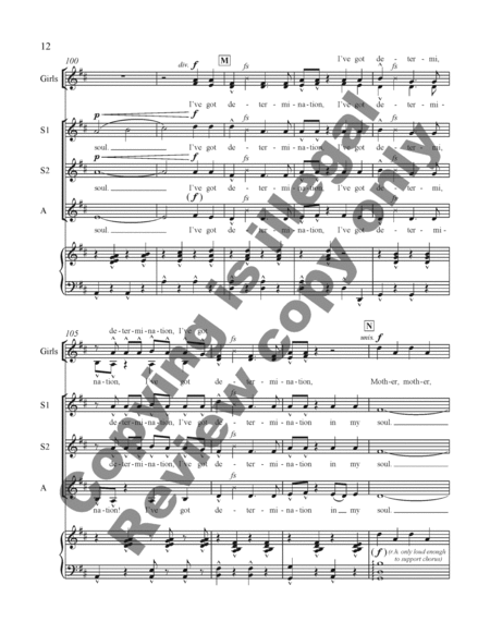 Words of Strength (Choral Score) image number null