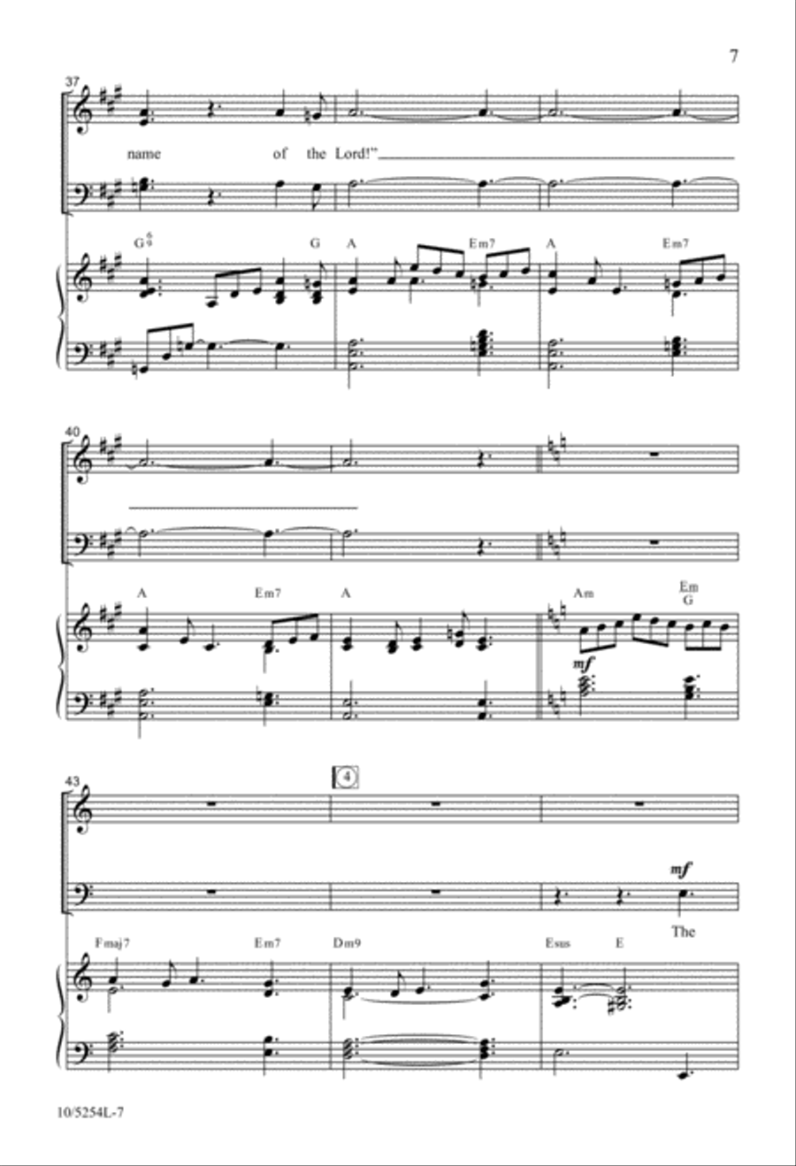 Celtic Hosanna Celtic Hosanna 4-Part scores gallery preview page 6