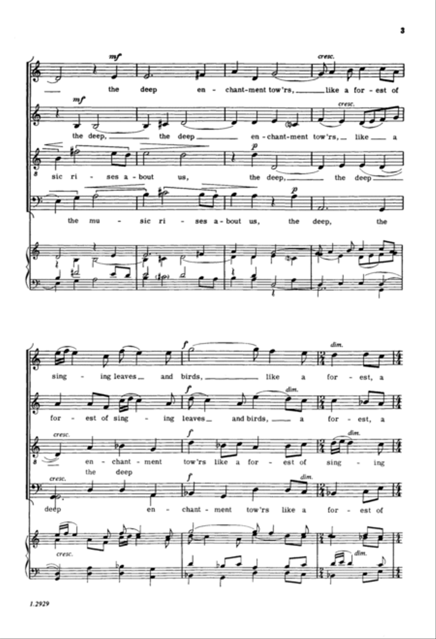 At a Concert of Music 4-Part scores gallery preview page 2