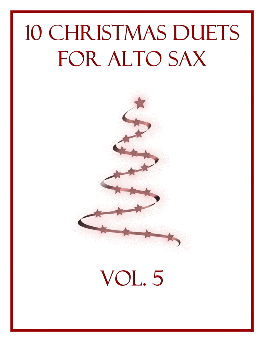 10 Christmas Duets for Alto Sax (Vol. 5) image number null