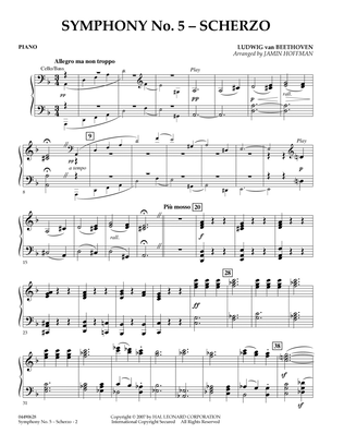 Symphony No. 5 Scherzo - Piano