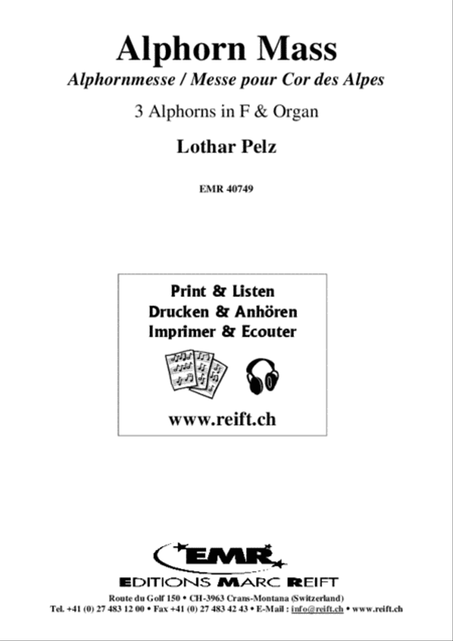 Alphorn Mass Organ scores gallery preview page 2