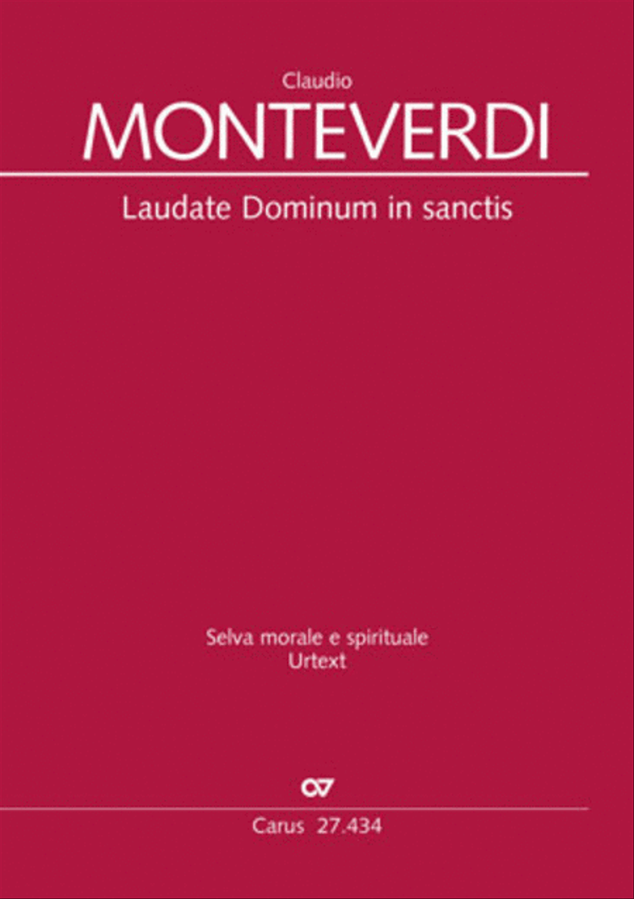 Laudate Dominum in Sanctis Basso Continuo scores gallery preview page 1