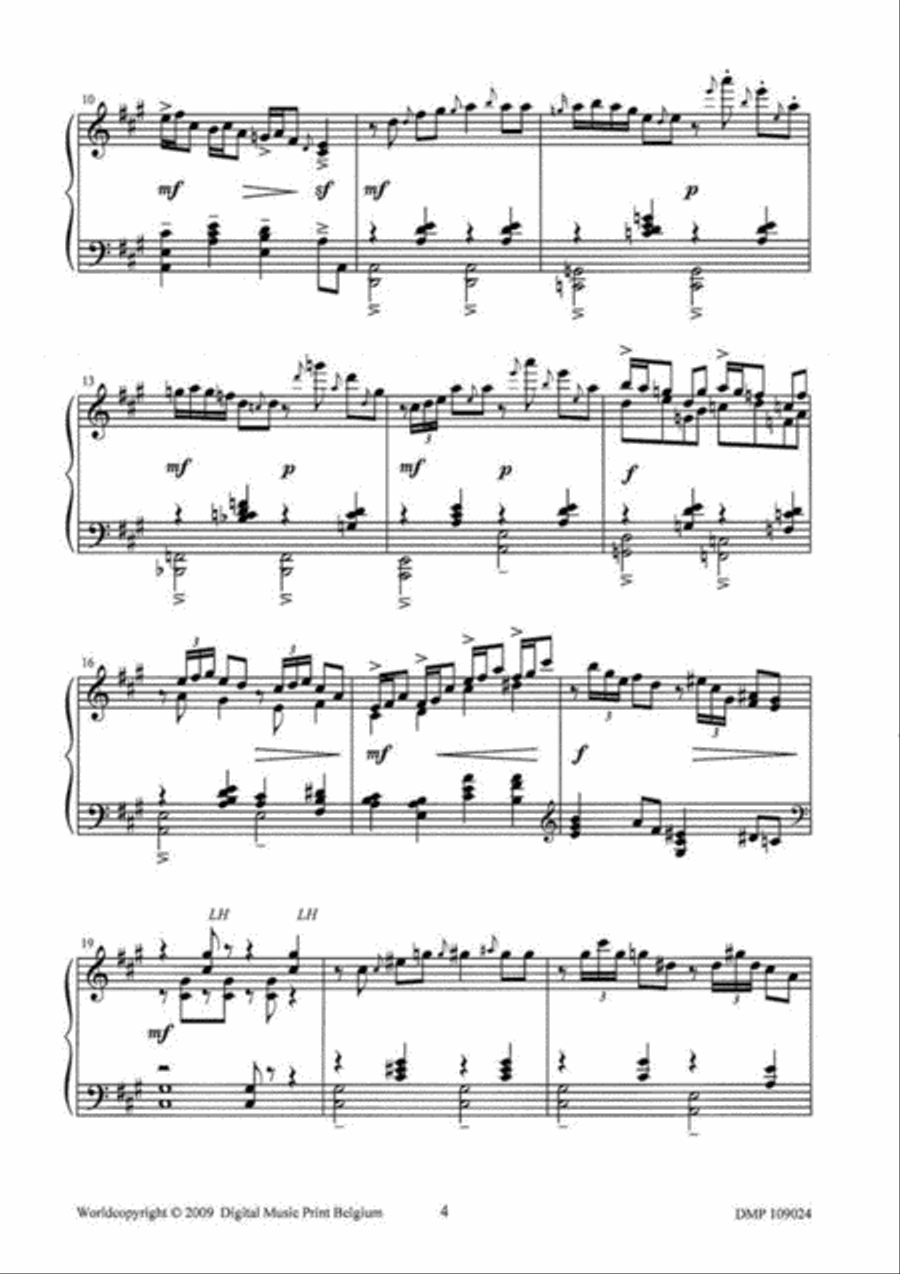 Roemeense Dans Piano Solo scores gallery preview page 3