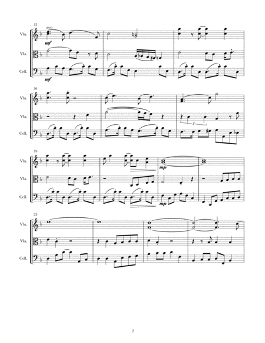 Let's Stay Together String Trio scores gallery preview page 2