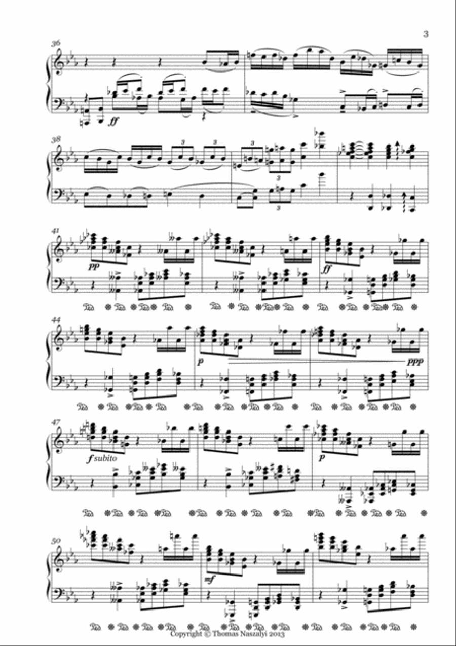 Etude pour piano, 