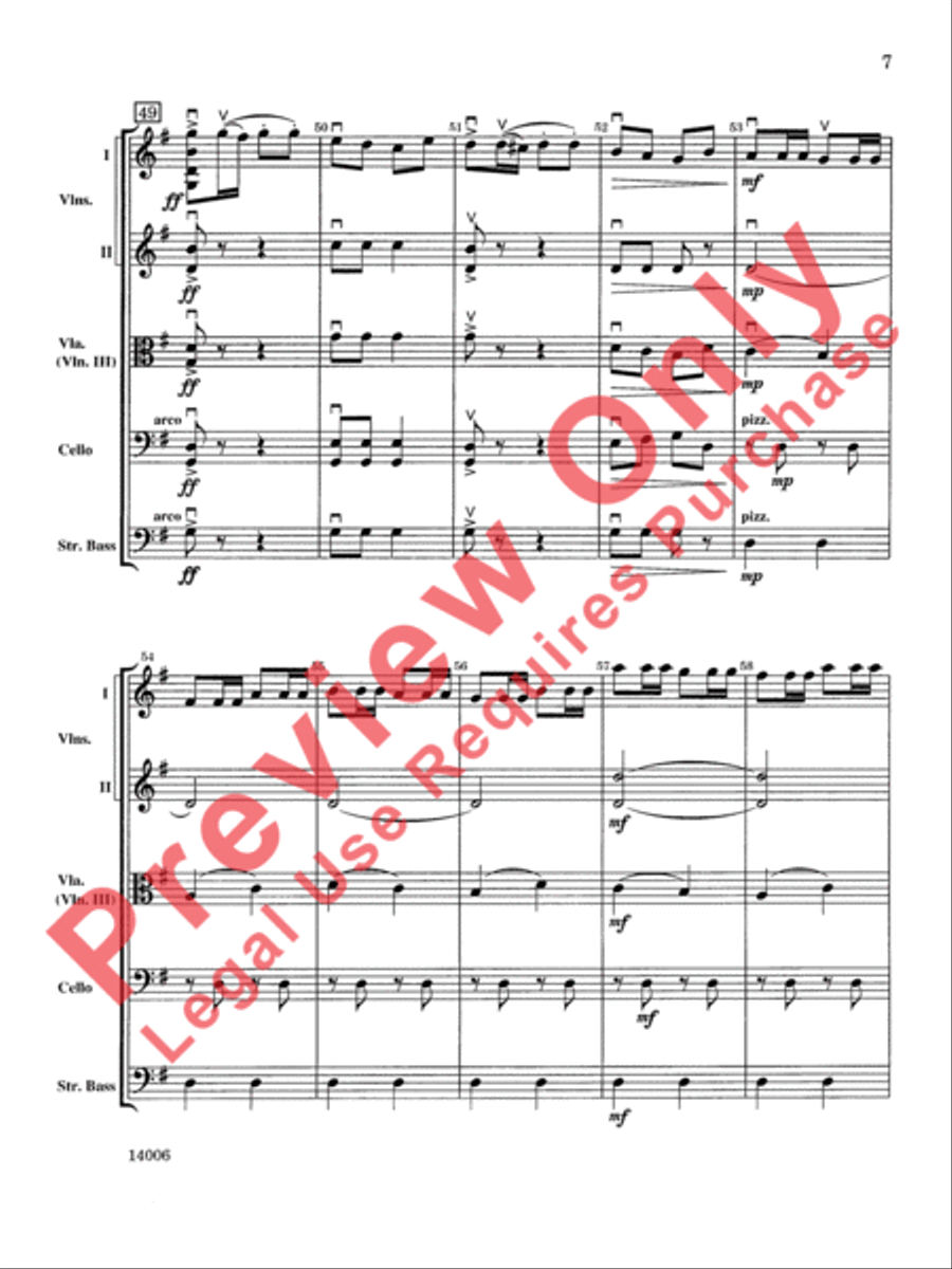 Trepak String Orchestra scores gallery preview page 8