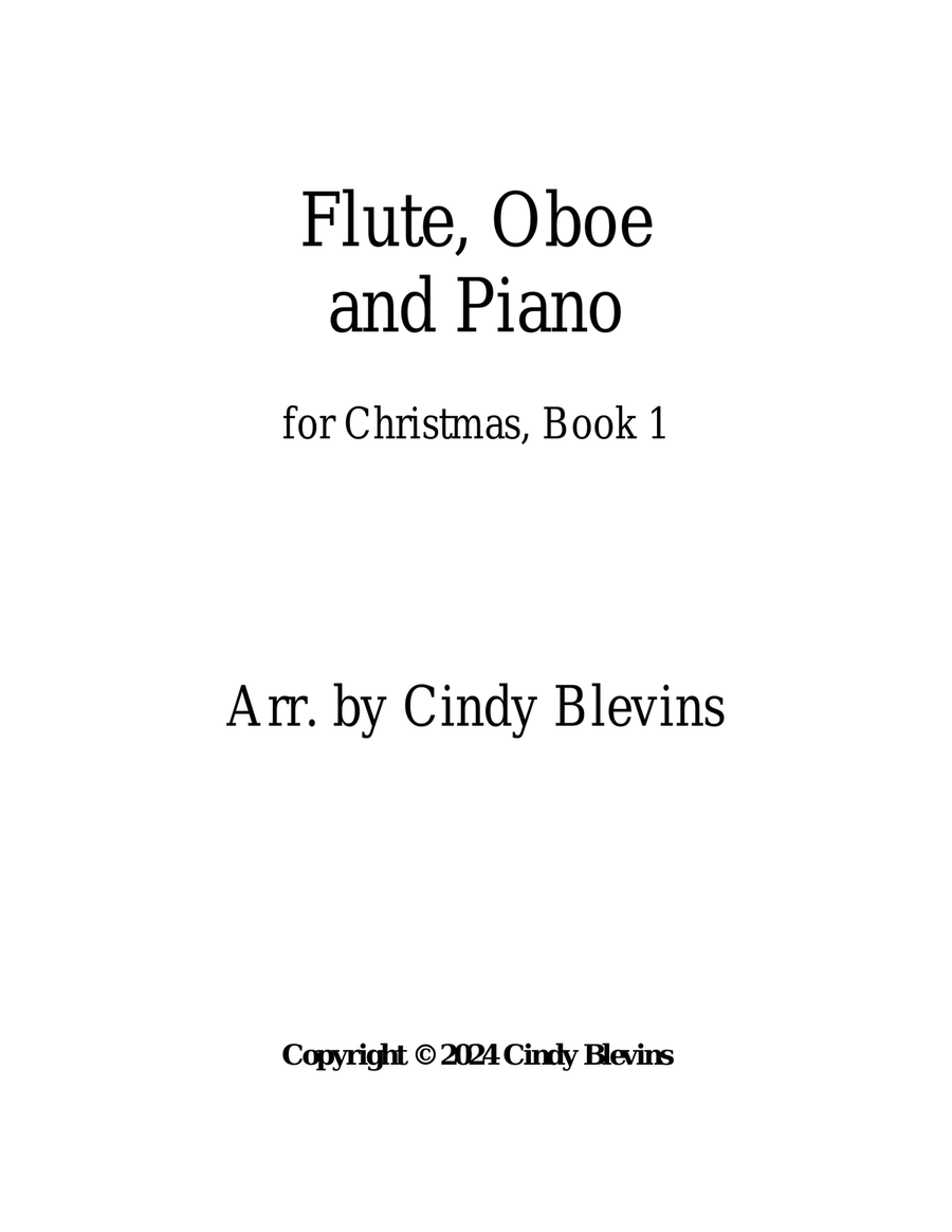 Flute, Oboe and Piano for Christmas, Book 1 (12 arrangements) Woodwind Duet scores gallery preview page 6
