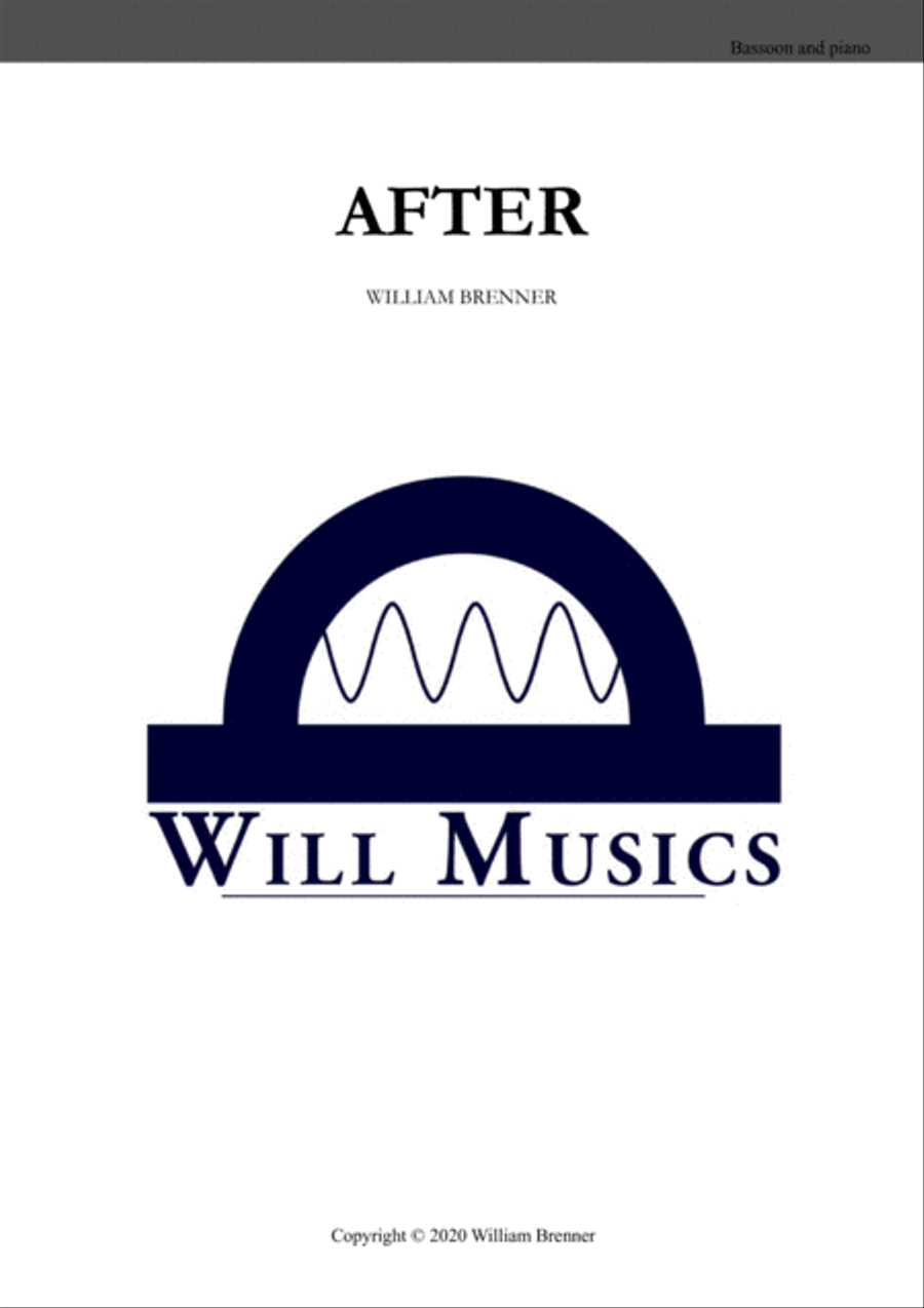 After - Bassoon Bassoon Solo scores gallery preview page 1