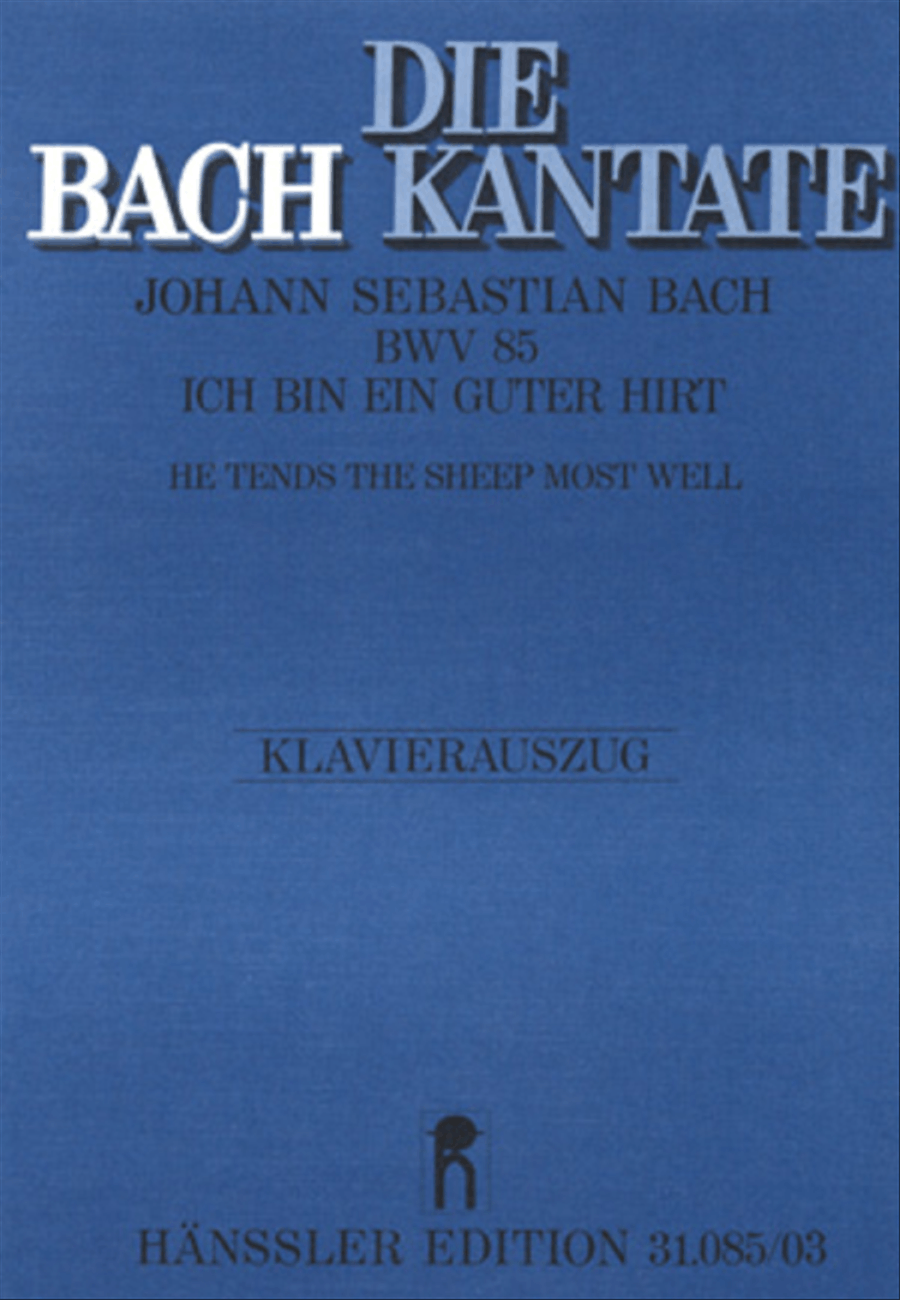 He tends the sheep most well (Ich bin ein guter Hirt) 4-Part scores gallery preview page 1