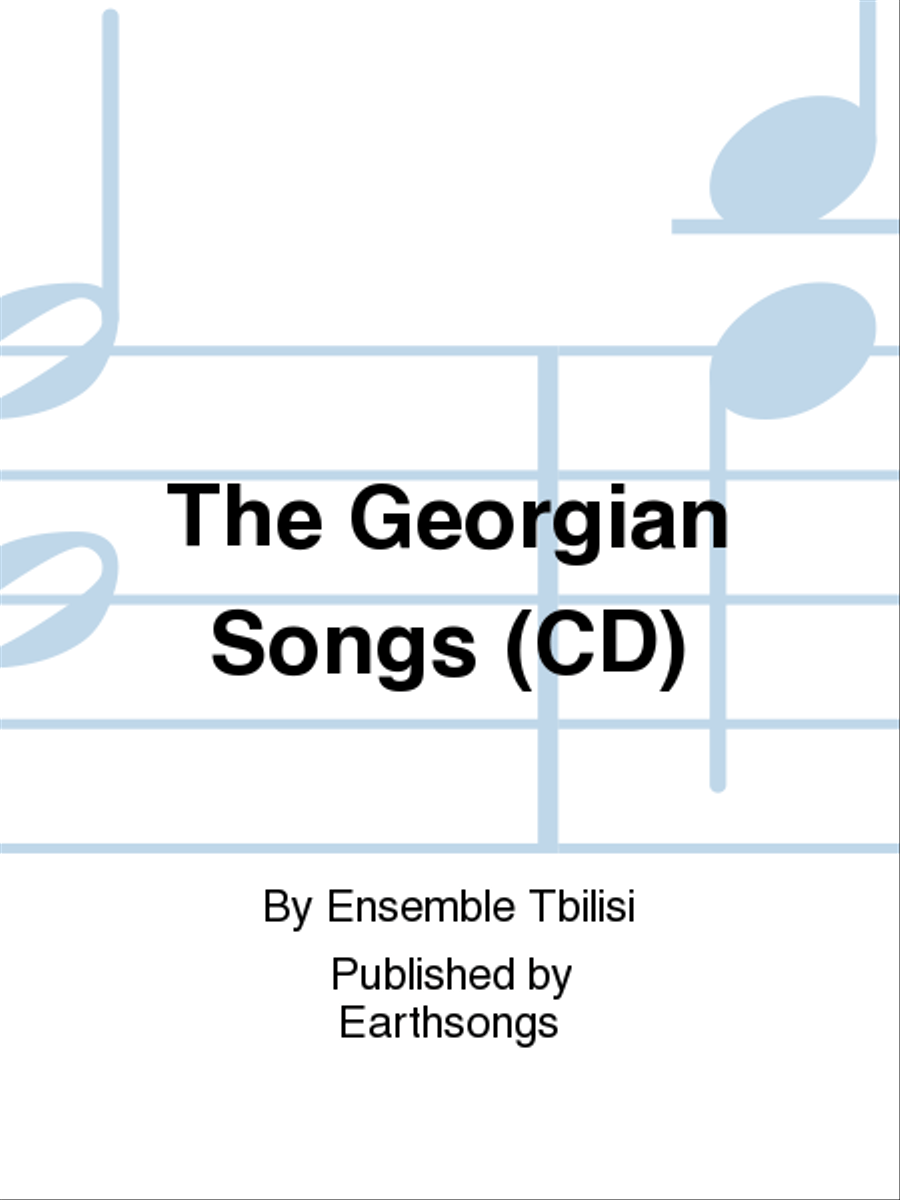 georgian songs, the (CD) CD scores gallery preview page 1