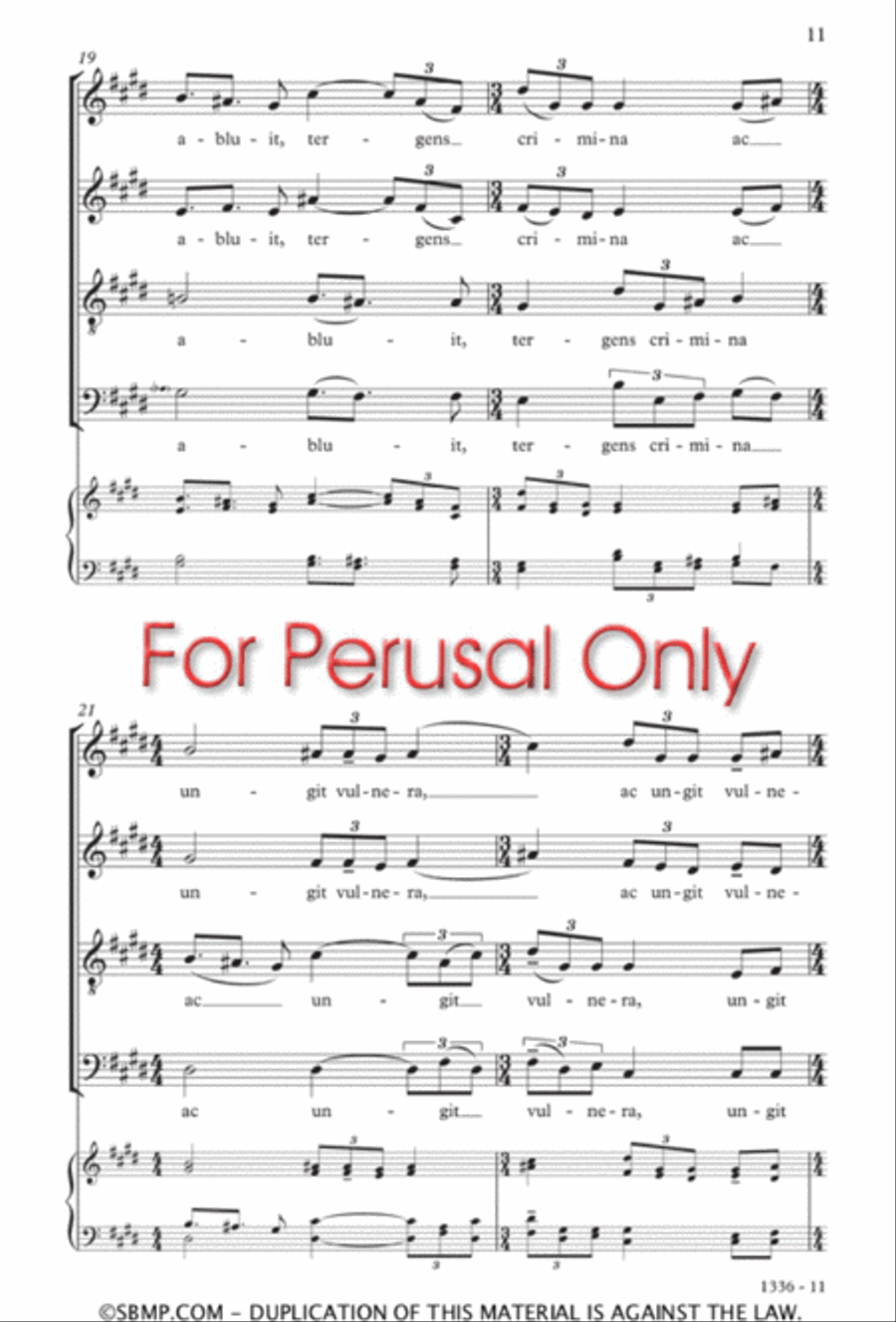 Spiritus Sanctus Divisi scores gallery preview page 10
