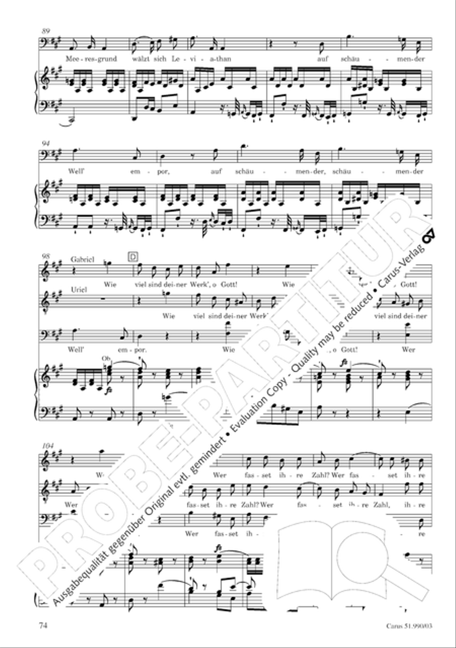 The Creation (Die Schopfung) The Creation (Die Schopfung) 4-Part scores gallery preview page 77