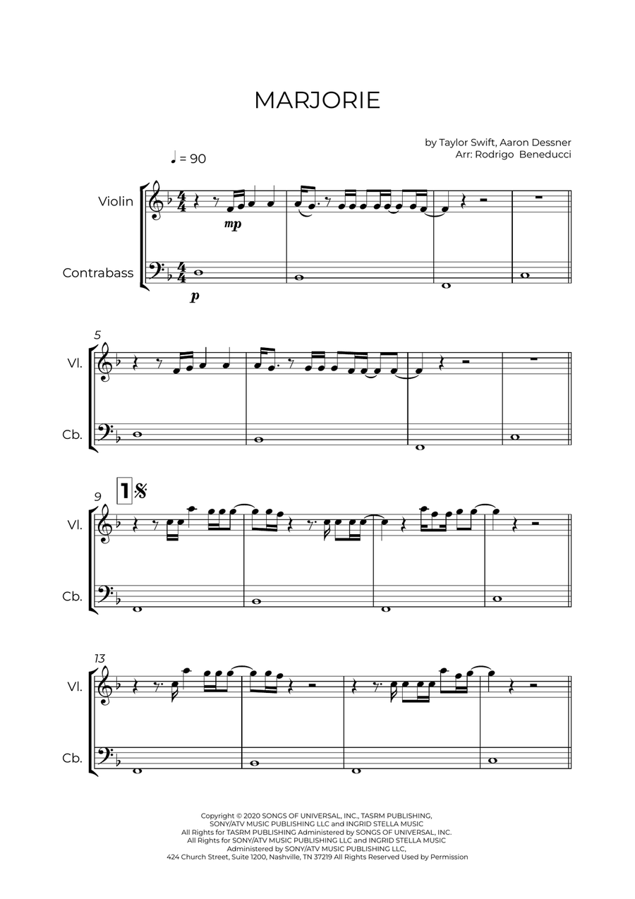 Marjorie String Duet scores gallery preview page 2