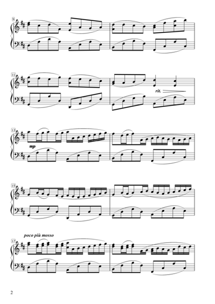 Canon in D major  beautiful piano arrangement 