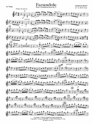 Farandole: 1st Violin