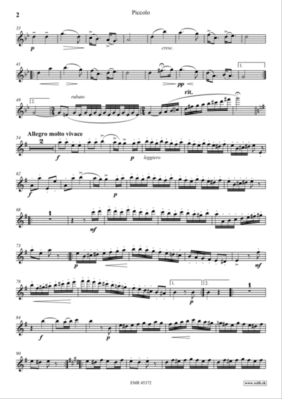 Zigeunerweisen Piccolo scores gallery preview page 3