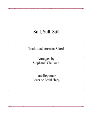 Book cover for Still, Still, Still (Beginner harp solo)