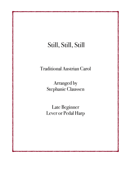 Still, Still, Still (Beginner harp solo) Harp - Digital Sheet Music