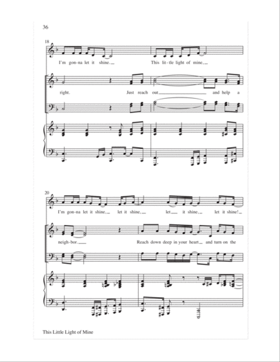 Let the Children Sing 4-Part scores gallery preview page 38