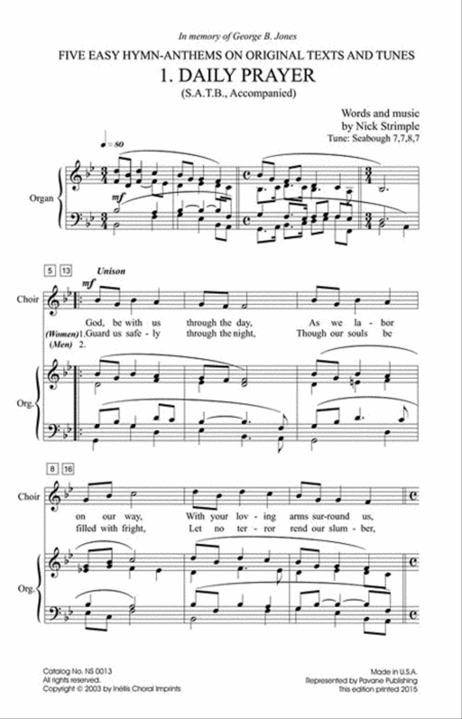 Daily Prayer 4-Part scores gallery preview page 2