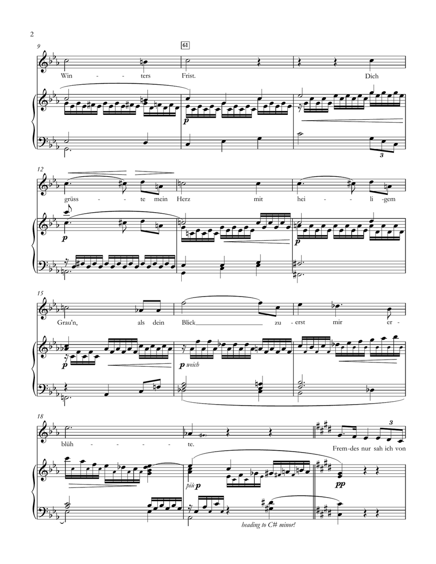 Du bist der Lenz (Sieglinde's Aria) from Die Walküre - Accessible Accompaniments Edition Soprano Voice scores gallery preview page 2
