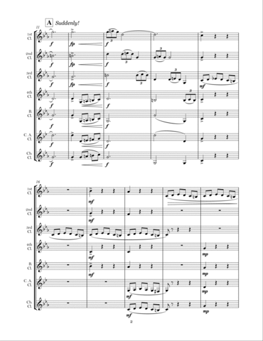 Dancing Devil (clarinet choir)