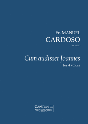 Book cover for Cum audisset Joannes