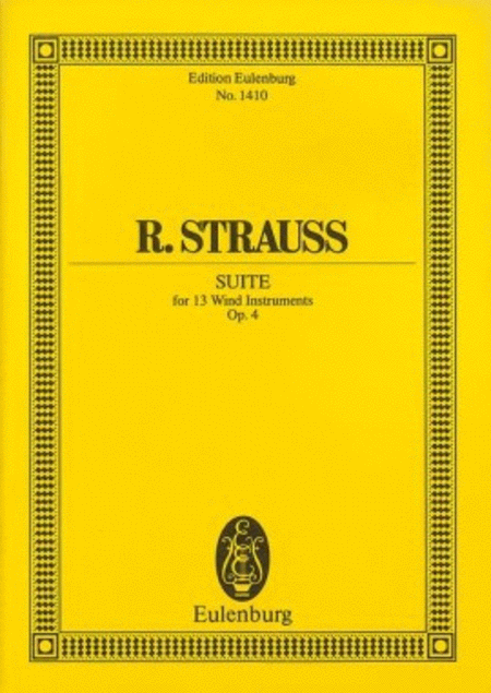 Suite in B-flat Major, Op. 4
