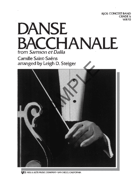 Danse Bacchanale - Score image number null