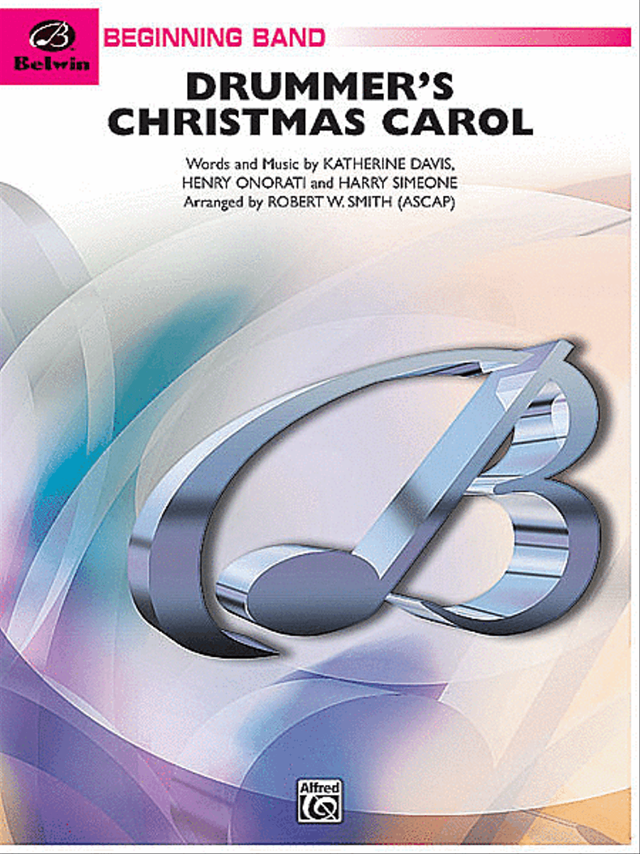 Drummer's Christmas Carol Concert Band scores gallery preview page 1