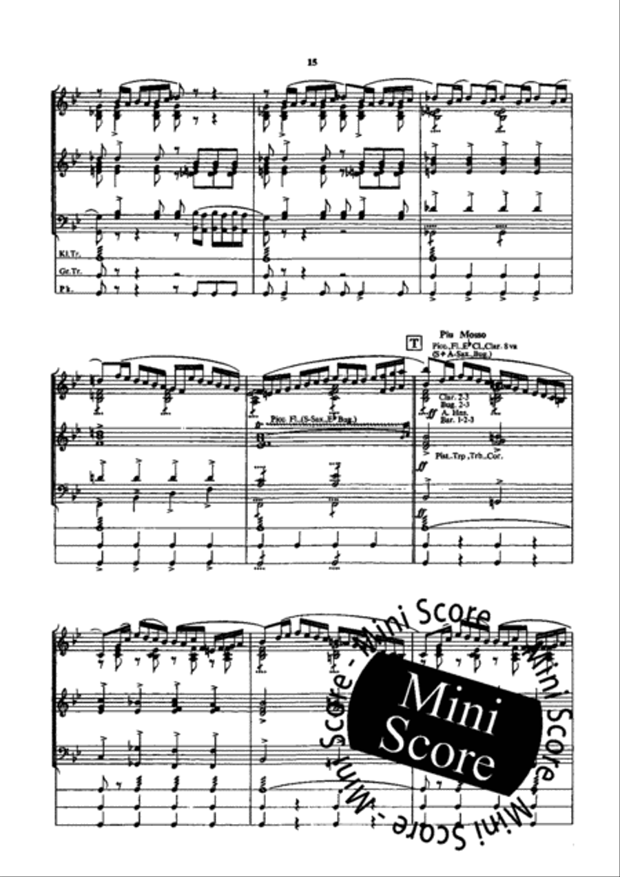 The Bohemian Girl Concert Band scores gallery preview page 17