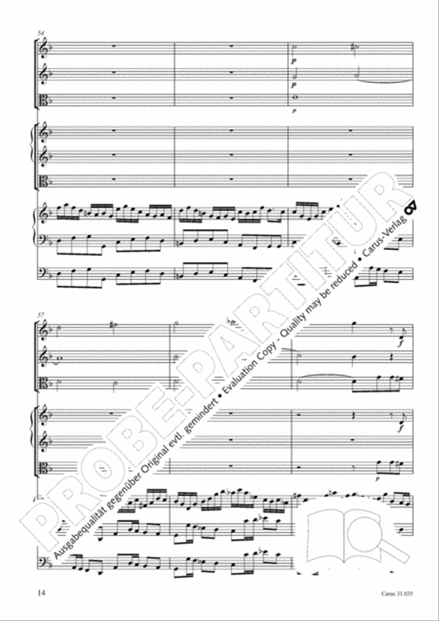 Soul and spirit are astounded (Geist und Seele wird verwirret) English Horn scores gallery preview page 15