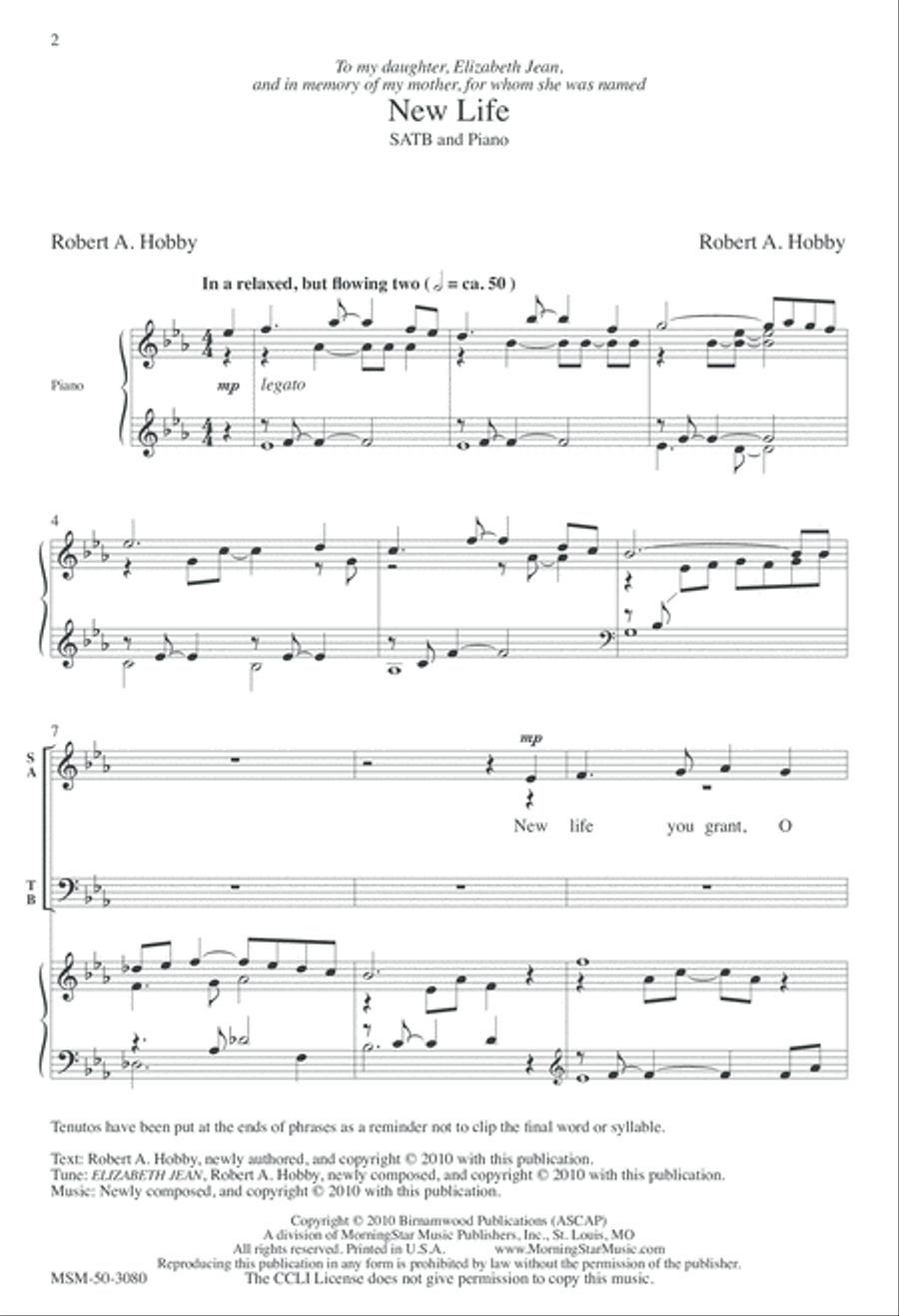 New Life 4-Part scores gallery preview page 2
