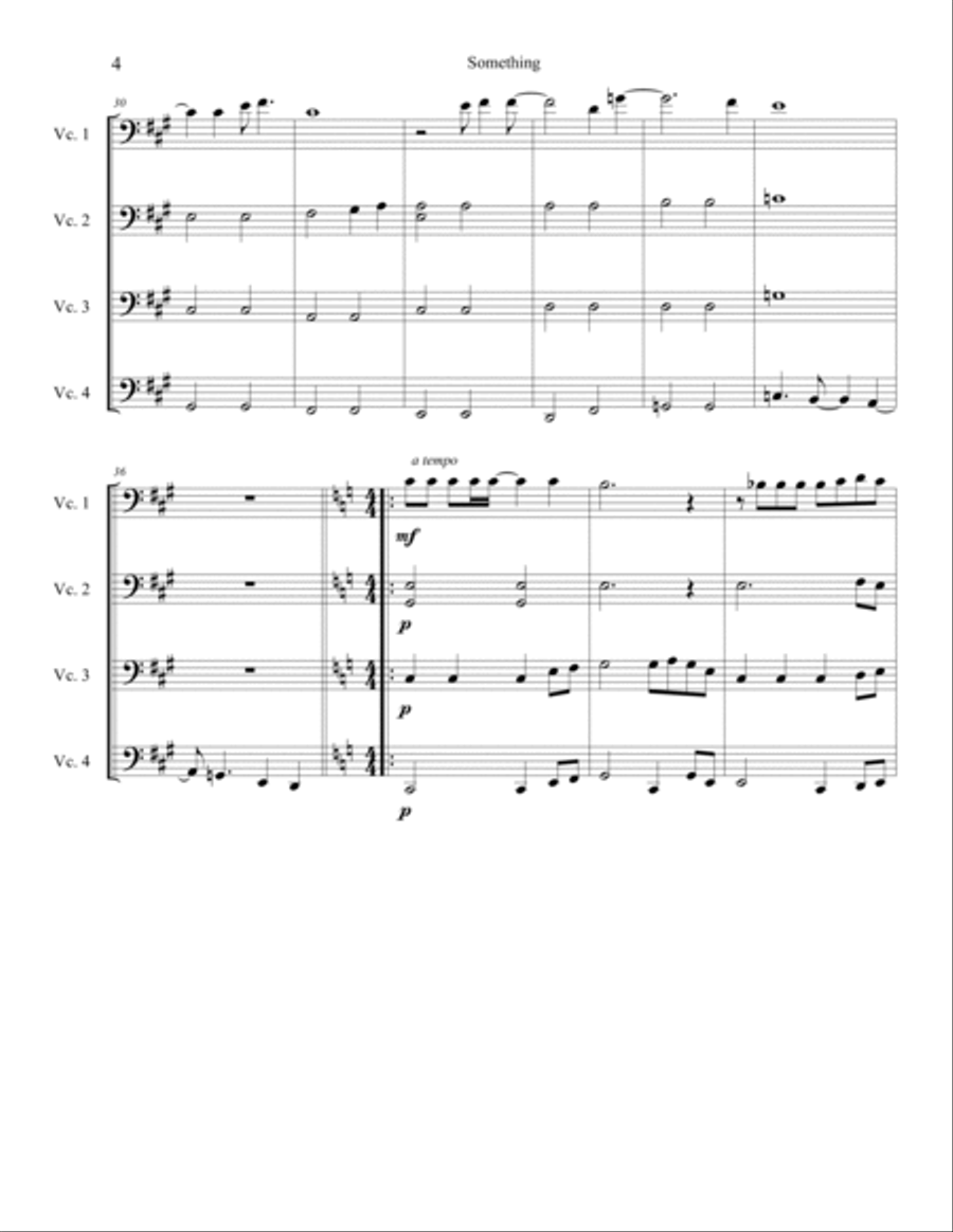 Something Cello scores gallery preview page 5
