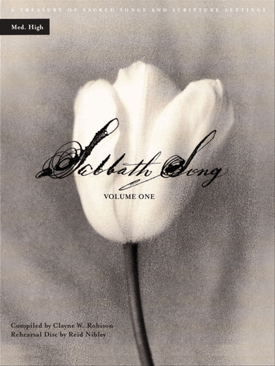 Sabbath Song 1 - Medium High Vocal Solos - Book & CD Voice Solo scores gallery preview page 1