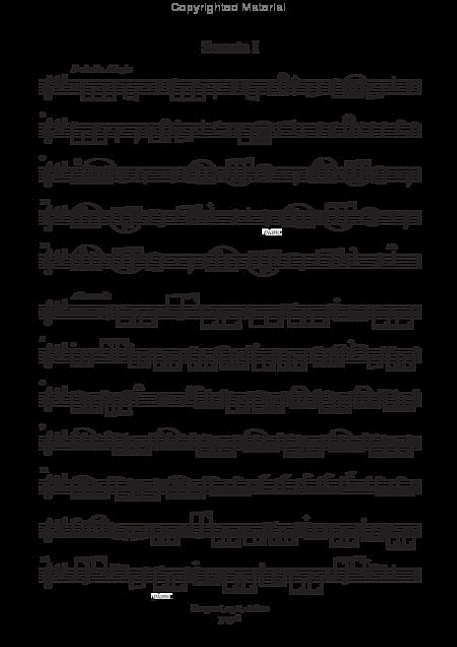 Sonate da camera op.7 (Amsterdam, s.a.) Violin scores gallery preview page 3