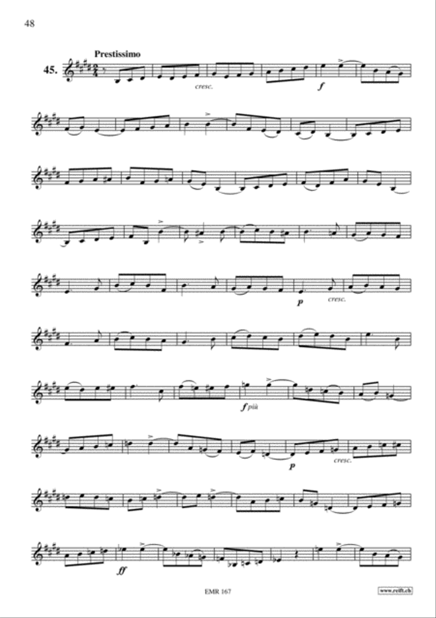 70 Studies Cornet scores gallery preview page 16