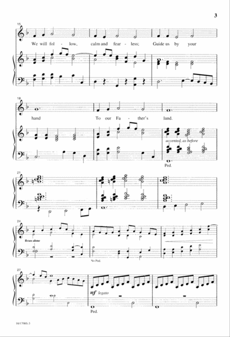 Jesus, Still Lead On Jesus, Still Lead On 4-Part scores gallery preview page 3
